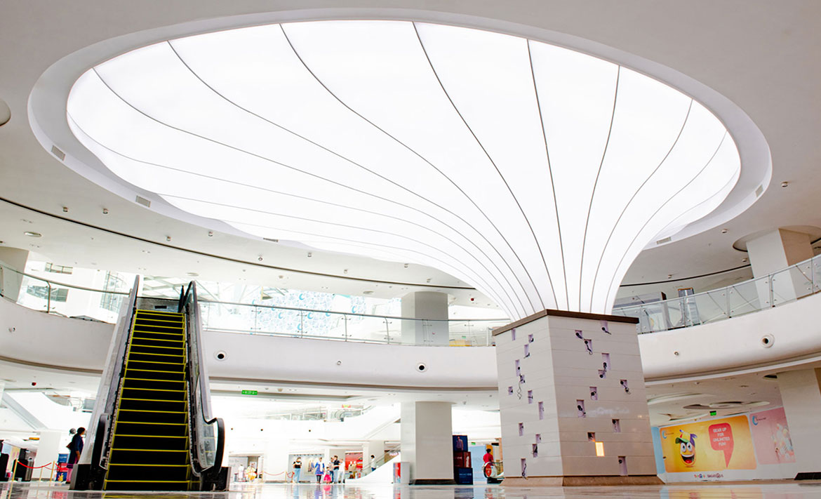 Stretch Ceiling SVE Interior Concept Store in Jaipur